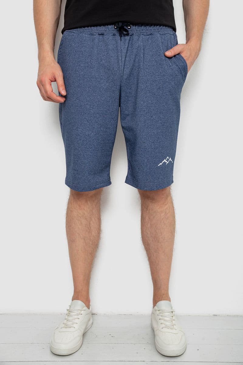 Шорти чоловічі, колір джинс, 241R16222 - зображення 1