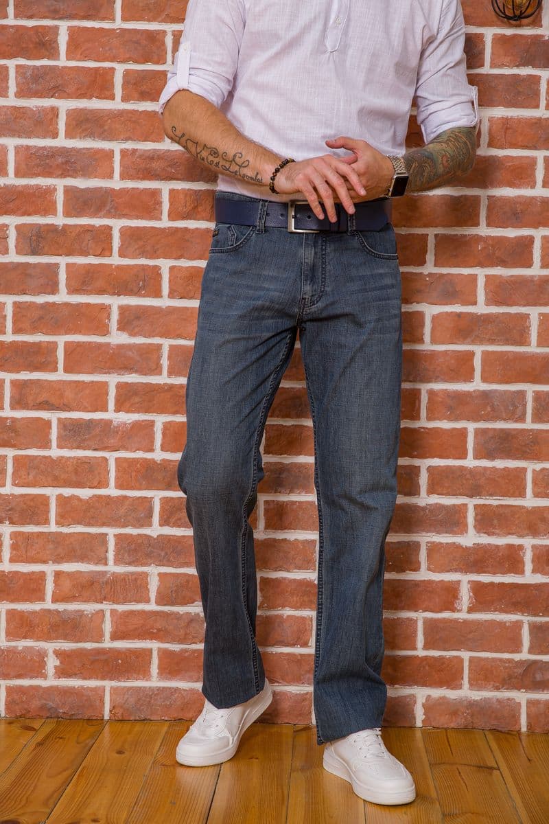 Джинси чоловічі, колір синьо-зелений, 194R50300 - зображення 1