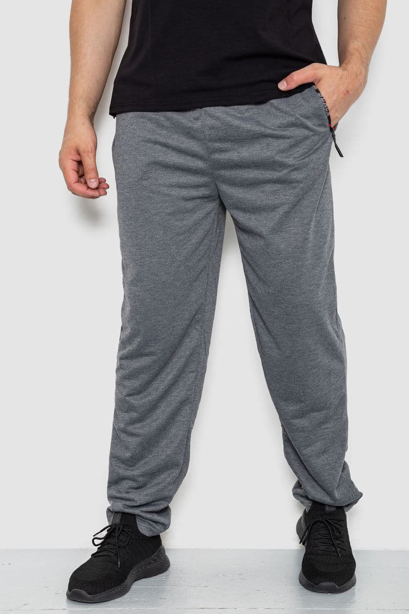 Спорт чоловічі штани, колір сірий, 244R41388 - зображення 1