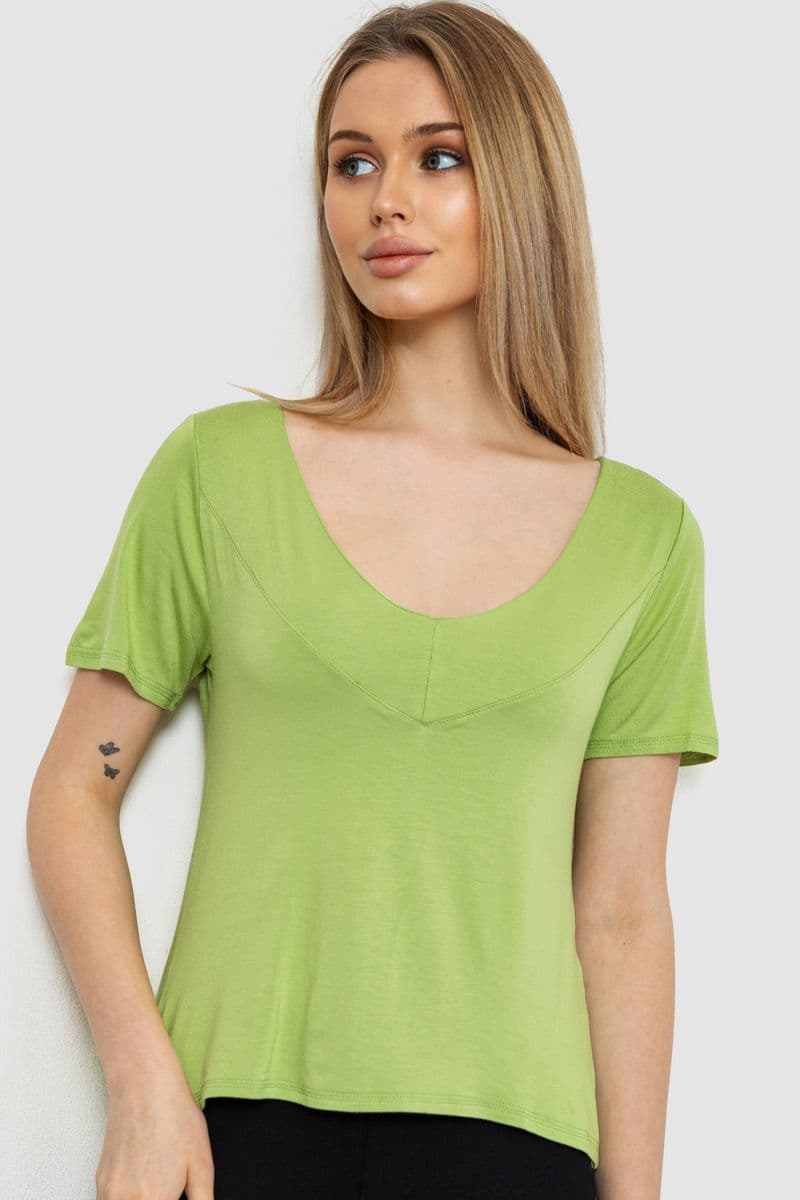 Футболка-топ жіноча, колір світло-зелений, 186R511 - зображення 1
