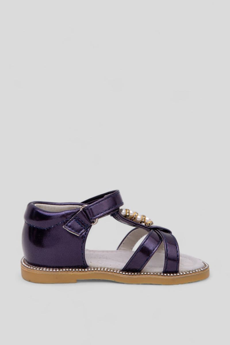 Дитячі босоніжки, колір фіолетовий, 244RT89-46 - зображення 1