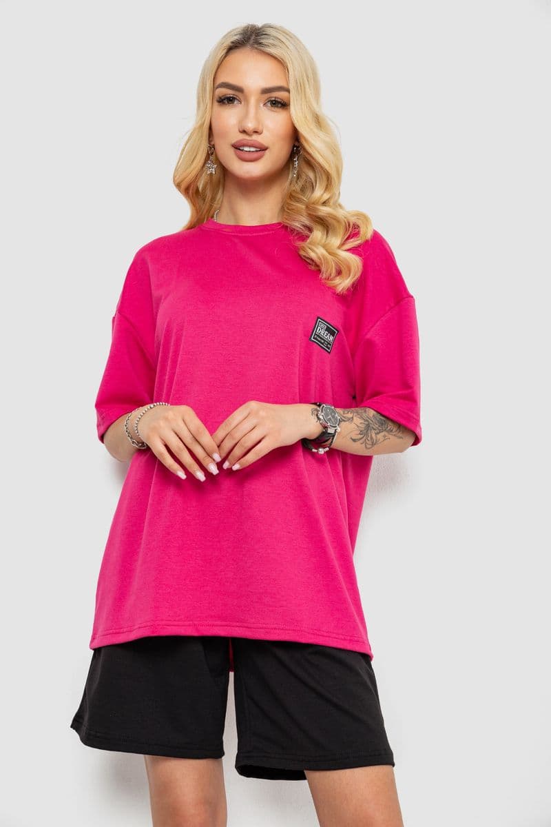 Костюм жіночий повсякденний, колір малиновий, 241R5004-1 - зображення 1