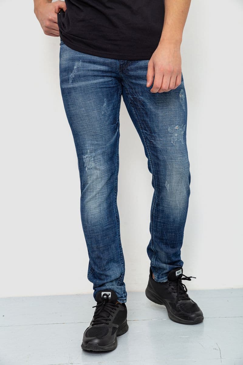 Джинси чоловічі, колір синій, 244R8003 - зображення 1
