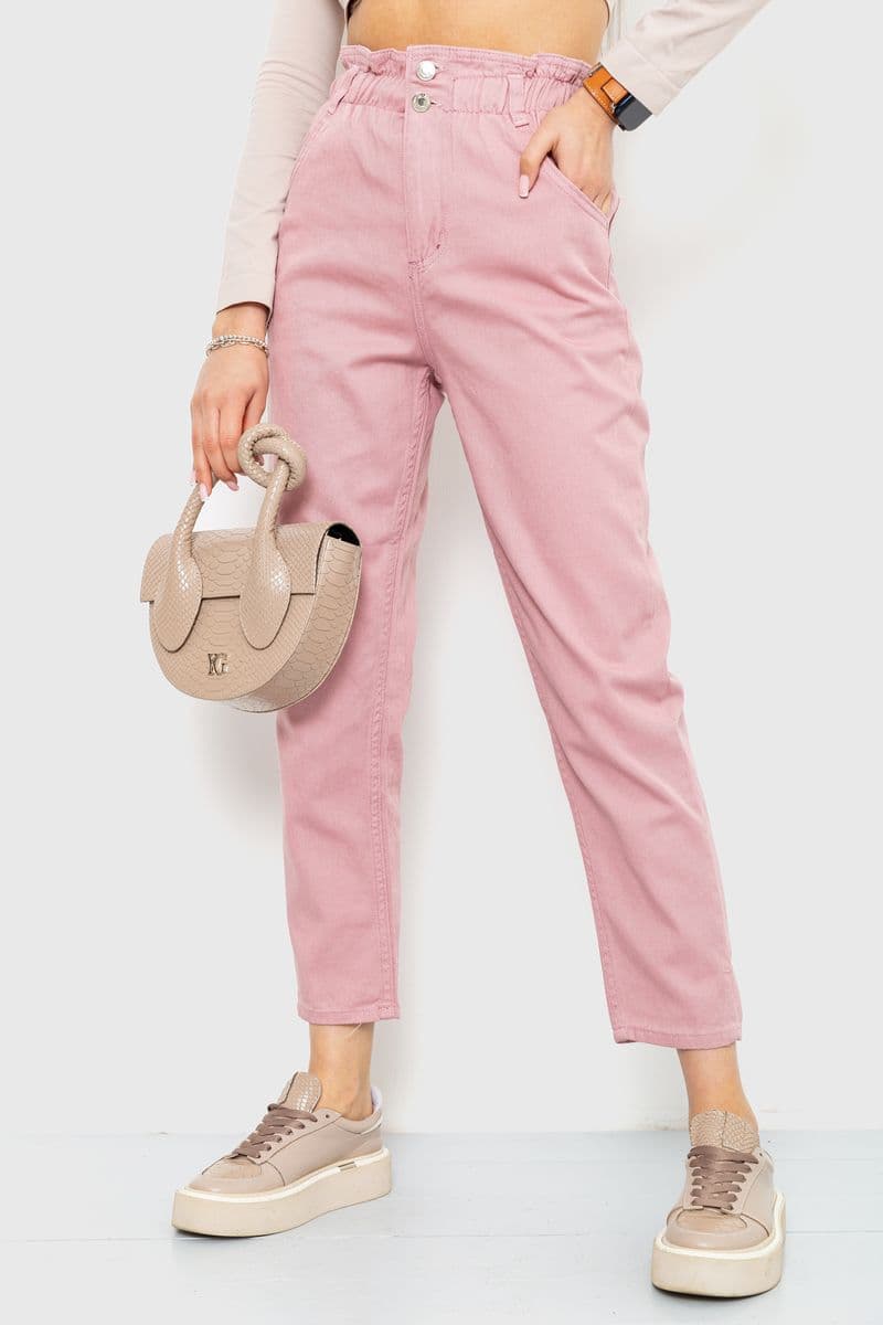 Джинси жіночі, колір пудровий, 164R2153 - зображення 1
