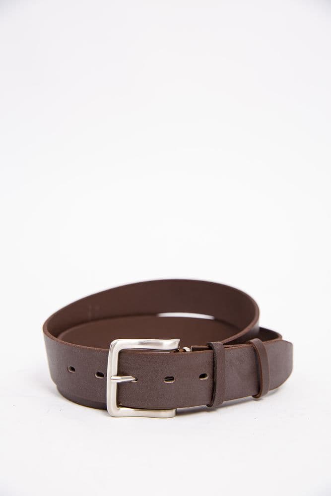 Чоловічий коричневий ремінь, з еко-шкіри, 196R40S1W2 - зображення 1