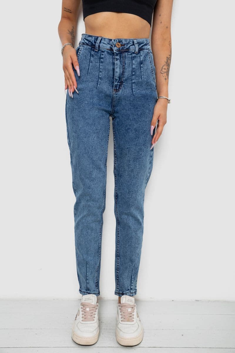Джинси жіночі, колір синій, 244R2385 - зображення 1