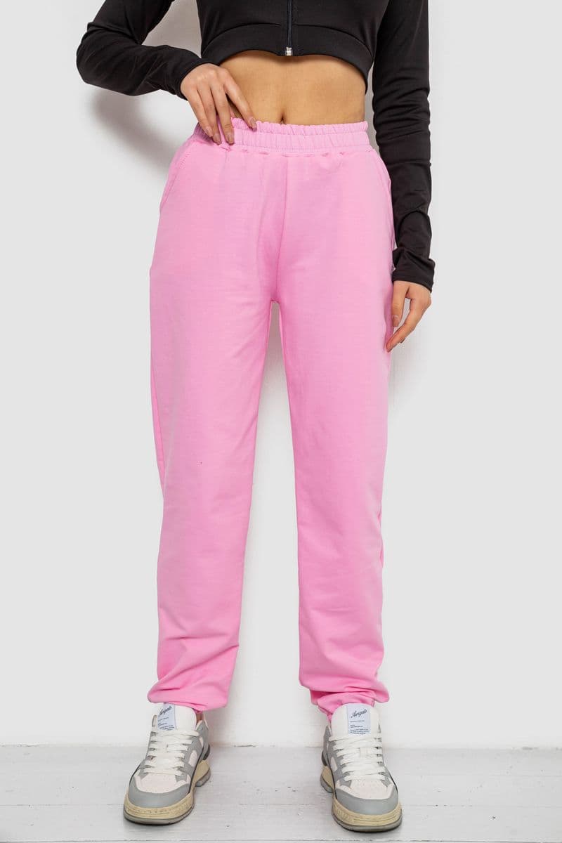 Спортивні штани жіночі, колір рожевий, 238R325 - зображення 1