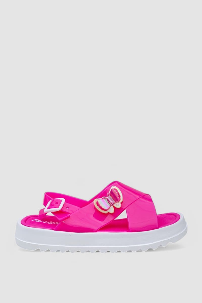 Дитячі босоніжки для дівчаток, колір фуксія, 243R8434-2 - зображення 1