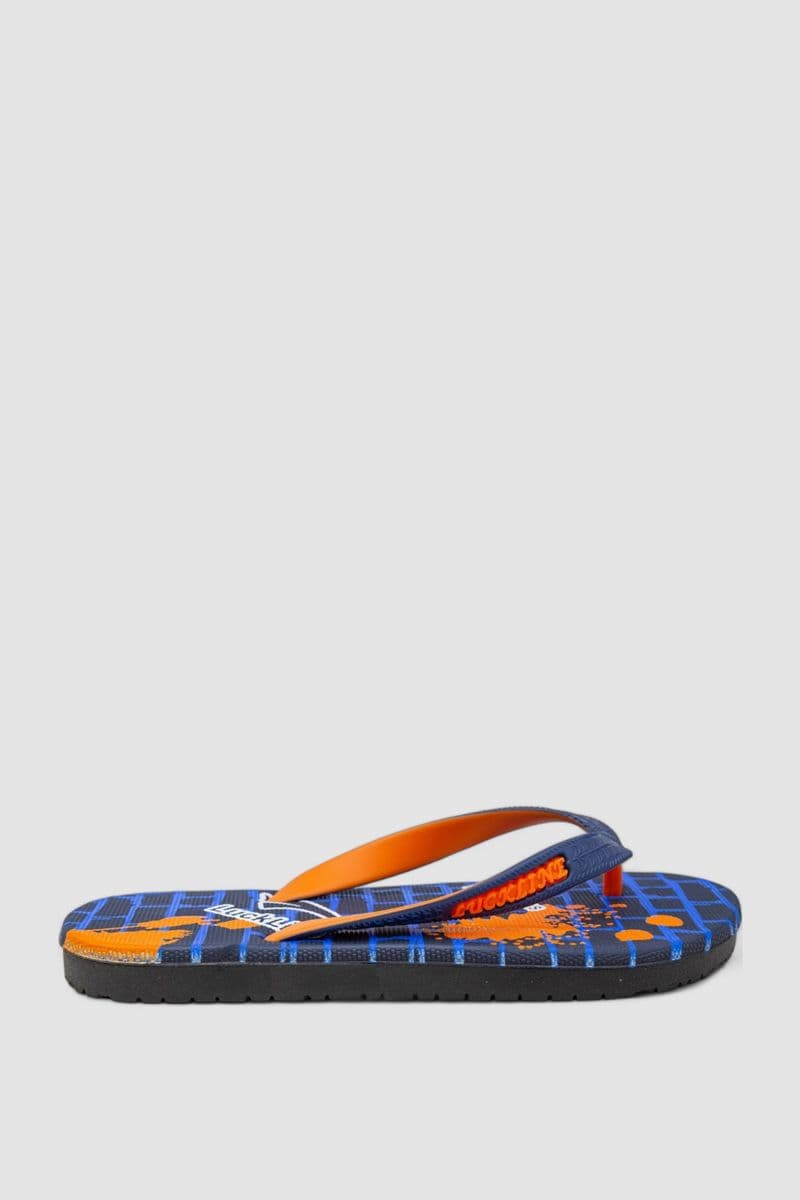 В'єтнамки жіночі, колір синьо-помаранчевий, 243R2002L-43 - зображення 1