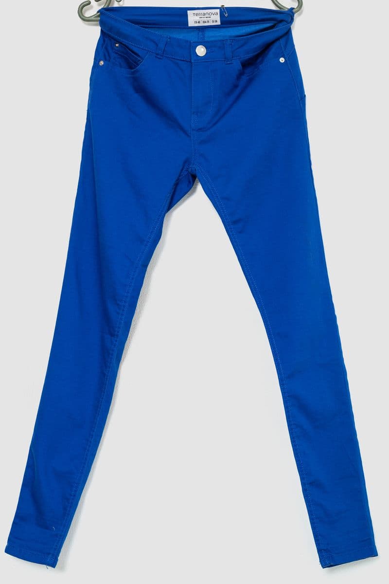 Джинси жіночі, колір електрик, 244R183 - зображення 1