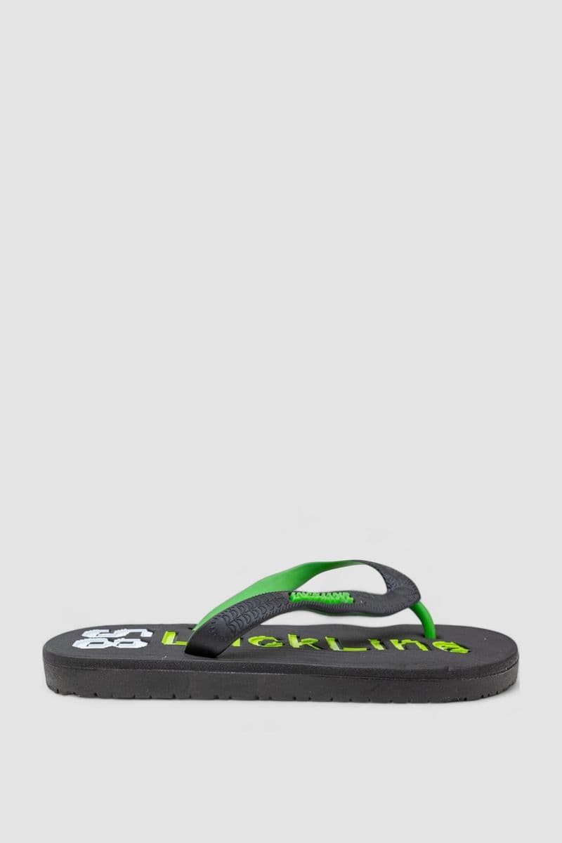 В'єтнамки жіночі, колір чорно-салатовий, 243R2002L-61 - зображення 1