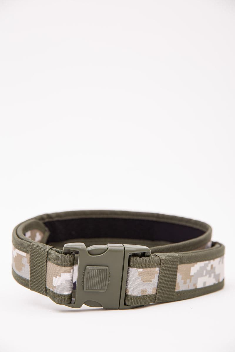 Ремінь тактичний поясний чоловічий, колір хакі, 196R55T1315 - зображення 1