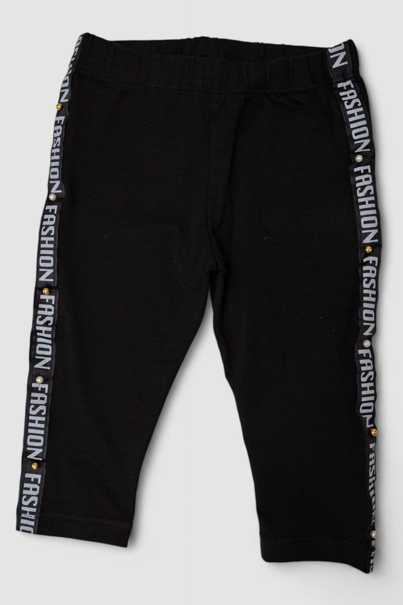 Велотреки для дівчаток, колір чорний, 247R516 - зображення 1