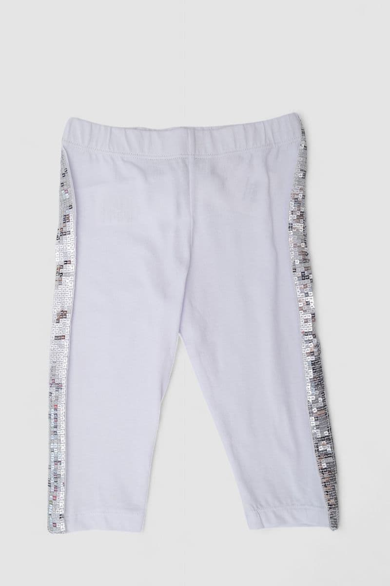 Велотреки для дівчаток, колір білий, 247R514 - зображення 1