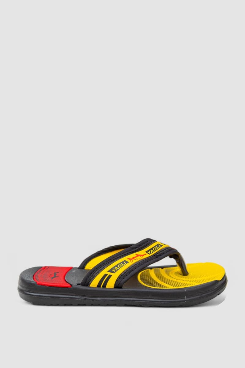 В'єтнамки дитячі для хлопчиків 243R8423C-6, колір Чорно-жовтий - зображення 1