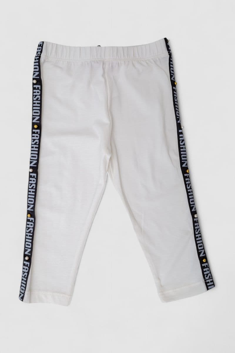 Велотреки для дівчаток, колір молочний, 247R516 - зображення 1