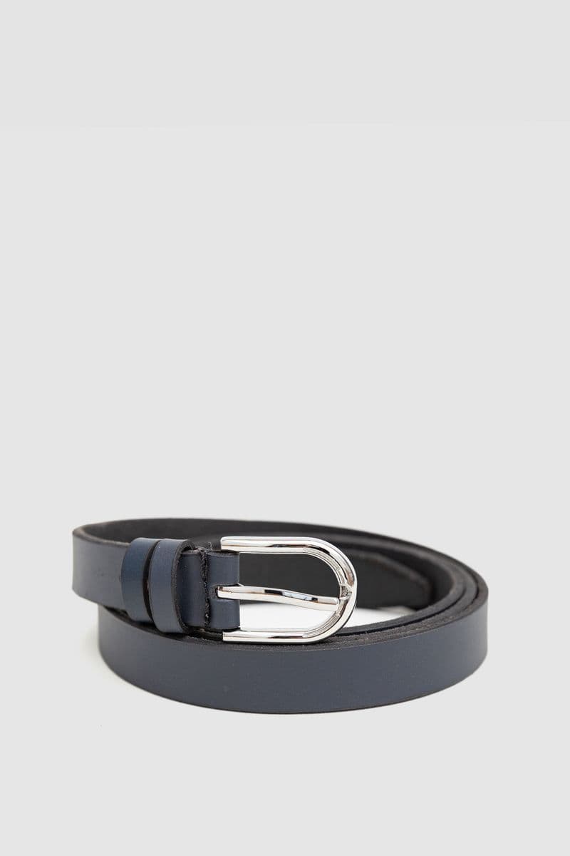 Ремінь жіночий, колір темно-синій, 196R20YOW1-1 - зображення 1