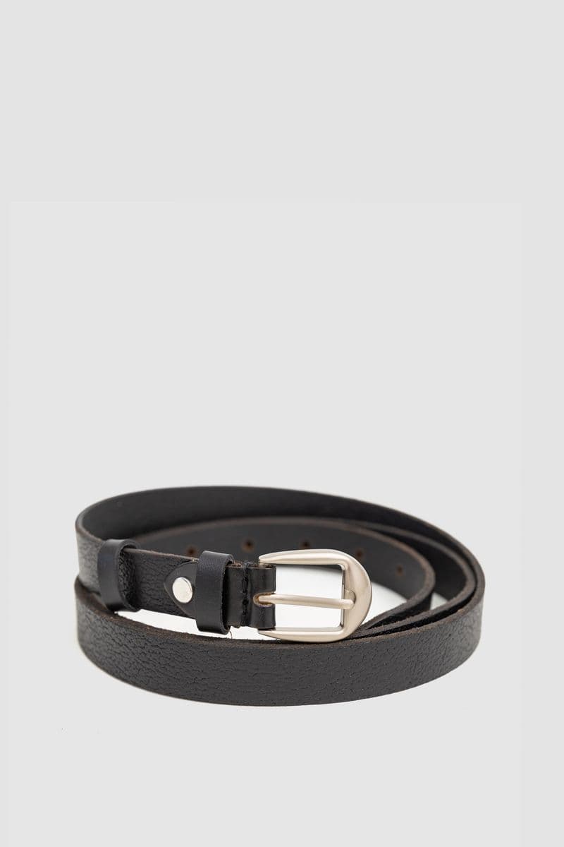 Ремінь жіночий, колір чорний, 196R20YOW1-4 - зображення 1