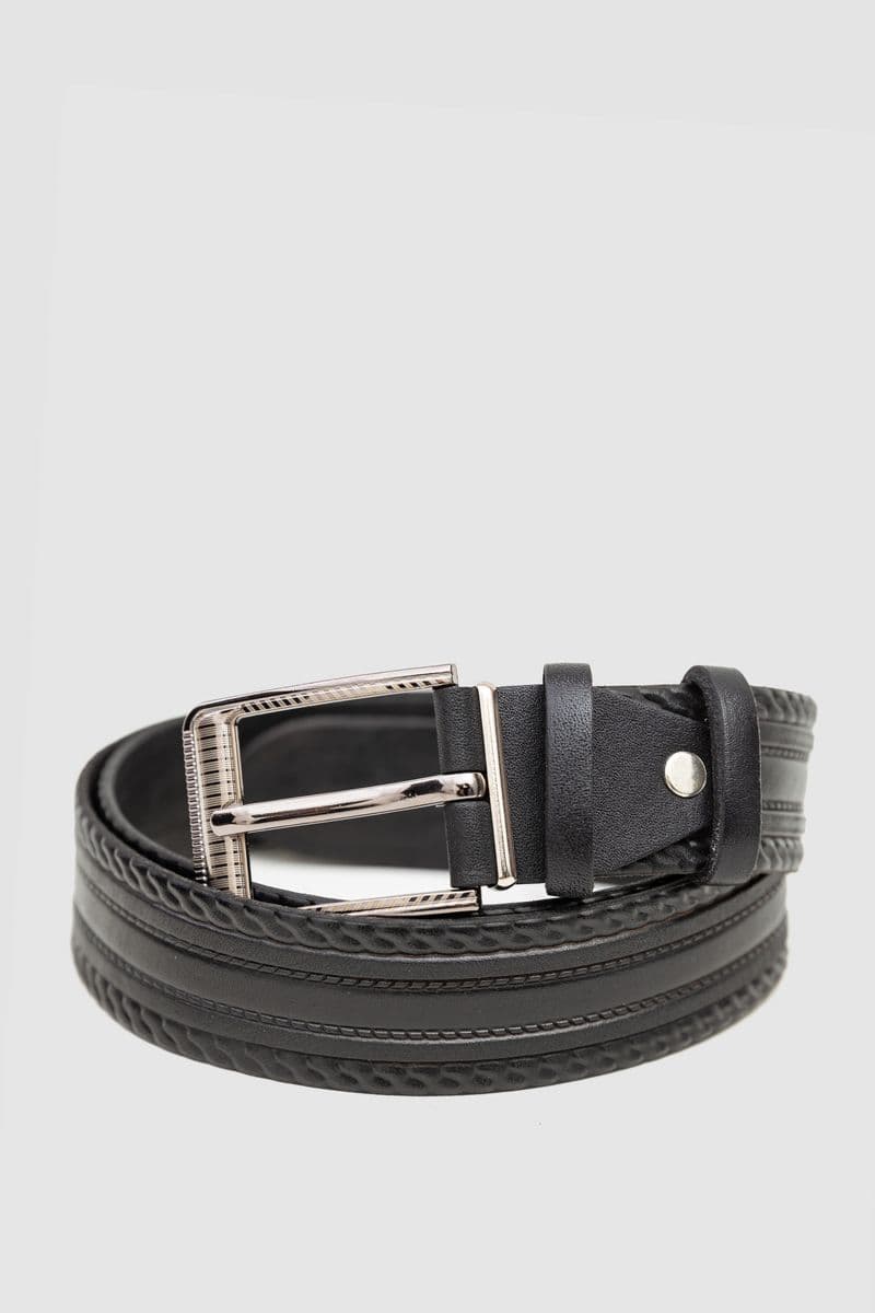 Ремінь чоловічий, колір чорний, 196R35Y1W6-1 - зображення 1