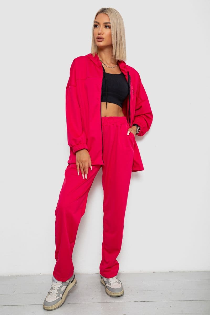 Спортивний костюм жіночий, колір малиновий, 238R114 - зображення 1