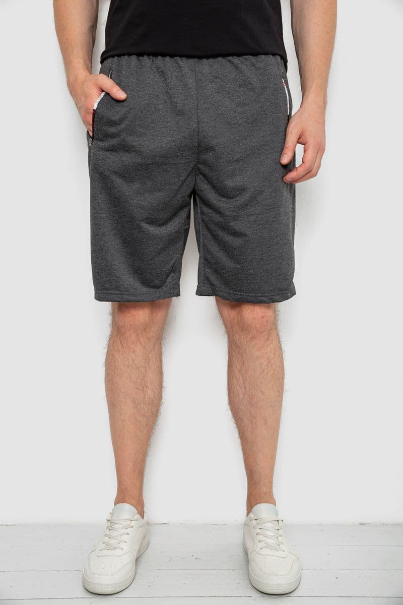 Шорти чоловічі, колір темно-сірий, 244R6700 - зображення 1