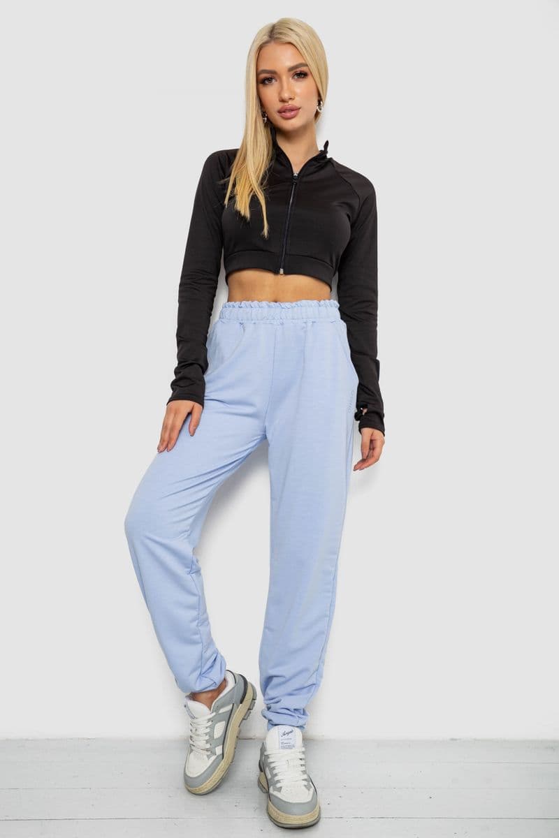 Спортивні штани жіночі, колір лавандовий, 238R325 - зображення 1