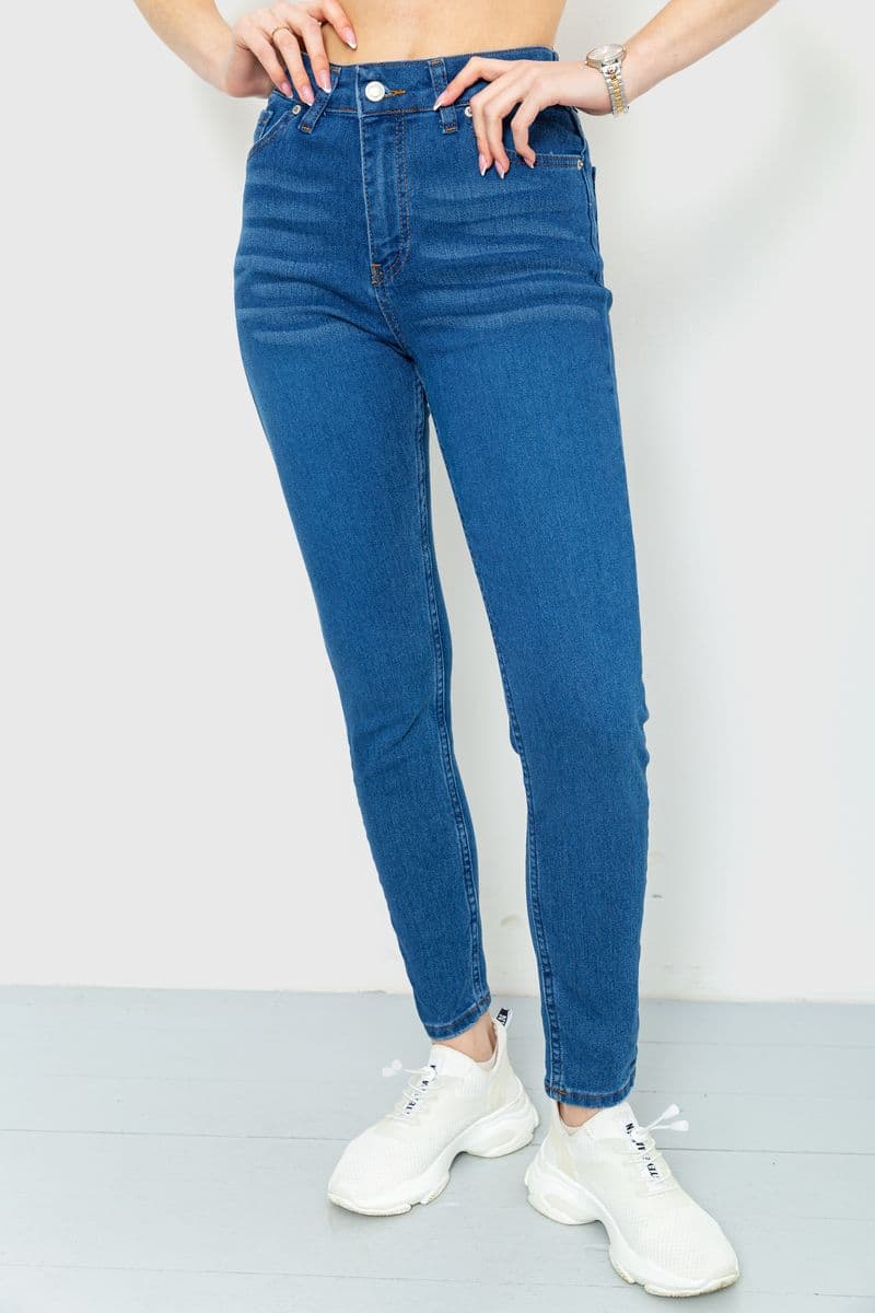 Джинси жіночі Skinny, колір синій, 164R3500 - зображення 1